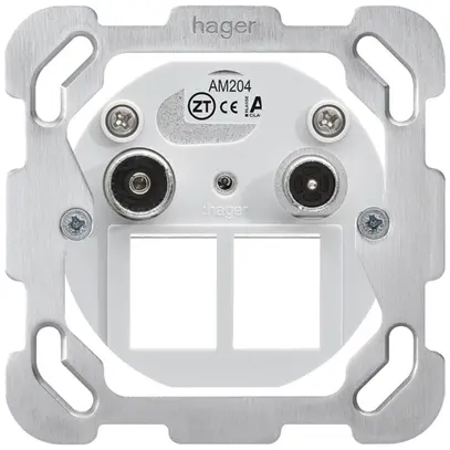 Inserto per presa multimedia Hager R/TV montaggio F 4dB 2GHz 
