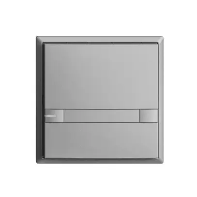 Pulsante INC KNX 1×EDIZIOdue colore silver RGB con LED con inserto carta 