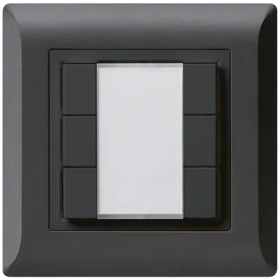 Pulsante universale INC 6×kallysto.line senza LED nero 