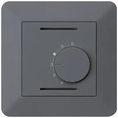 Termostato ambiente INC kallysto.trend antracite senza interruttore 