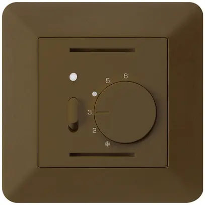 Thermostate d'ambiance ENC kallysto.trend brun avec interrupteur 