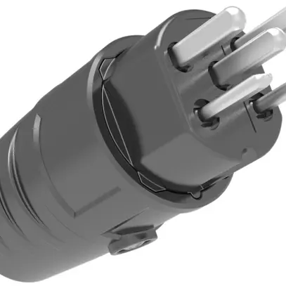 Spina mobile ELBRO T25 IP20 gomma nero 