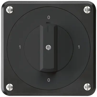Interrupteur rotatif ENC robusto IP55 schéma 0/1P noir 