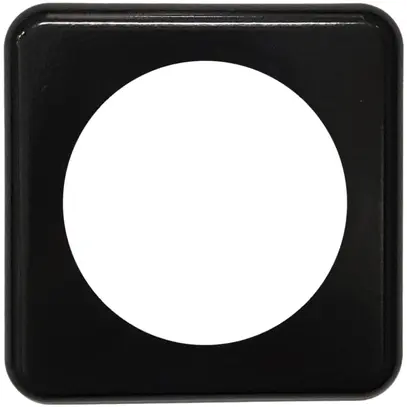 Abdeckplatte I 58mm schwarz 