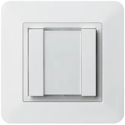 Pulsante multifunzionale INC kallysto.trend KNX RF 2×bianco 