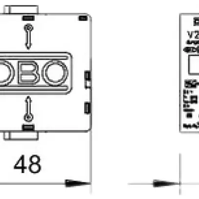 Cartouche de rechange Bettermann enfichable V 20-C 
