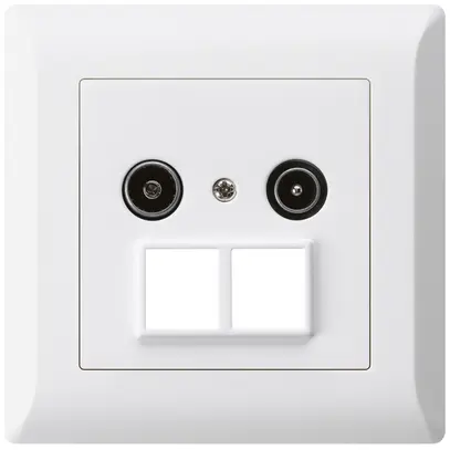 Presa antenna INC R/TV HMS kallysto.line 19dB bianco 