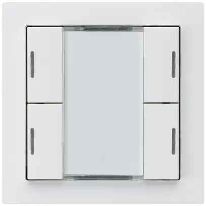 Poussoir ENC kallysto A KNX 4× LED RGB s/e-link blanc 