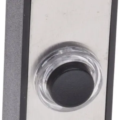 Poussoir AP Friedland GEM argent-noir 