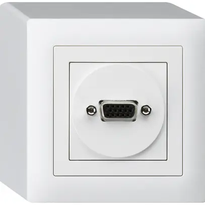 Presa di raccordo AP kallysto VGA bianco con raccordo a vite 