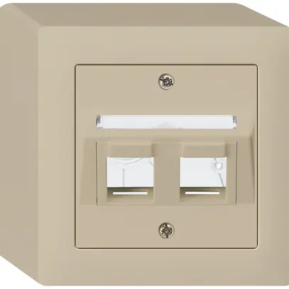 Kit de montage AP kallysto 2×Keystone beige 