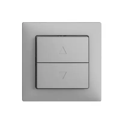 Pulsante per tapparella INC EDIZIOdue F silver 1 canale 