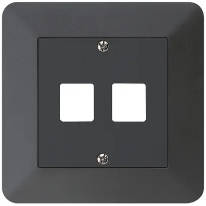 Kit frontale INC HMS kallysto.trend per 2 moduli nero 