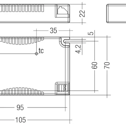 Convertisseur LED Talexx LC 25W 350…1050mA flexC C EXC 