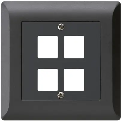 Kit frontal ENC HMS kallysto.line pour 4 modules noir 