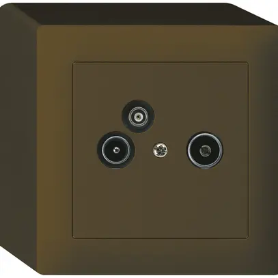 AP-Antennendose R/TV-Daten kallysto 2GHz 4dB braun 