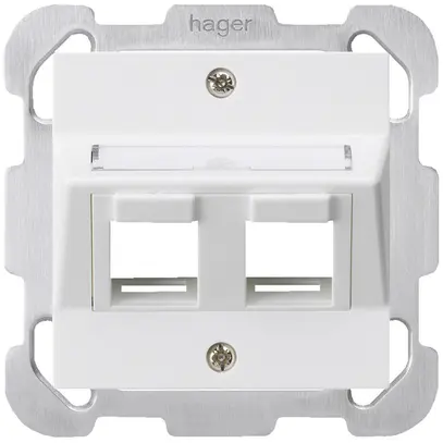 Kit di montaggio INC kallysto 2×Keystone bianco con piastra di fissaggio 