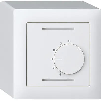 Termostato ambiente AP kallysto bianco senza interruttore 