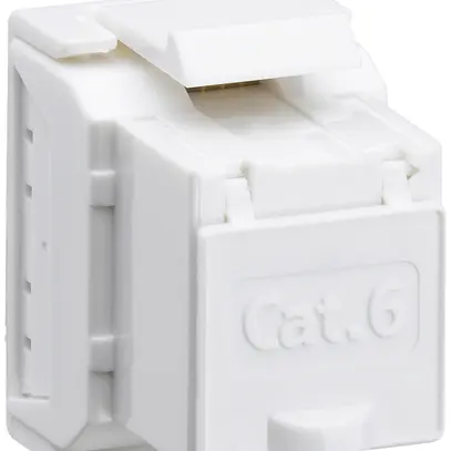 Module RJ45 Hager HMS cat.6, UTP, Keystone,blanc 