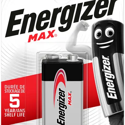 Batterie Alkali Energizer Max 6LR61 9V Blister à 1 Stück 