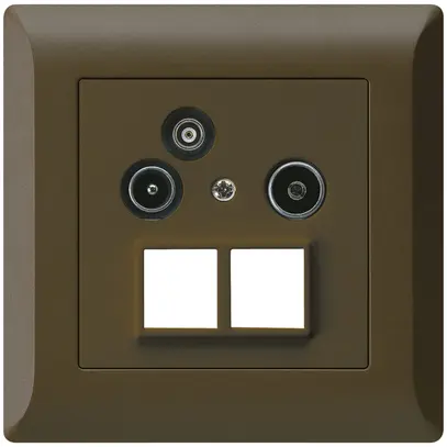 Presa antenna INC R/TV/dati kallysto.line HMS 2GHz 19db marrone 