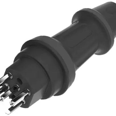 Fiche mobile TH55 T25 MH, IP55, 16A 250/440V, pour câble Ø 6…14mm, no-an 