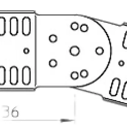 Raccord articulé Bettermann h=85mm pour canal MKS 