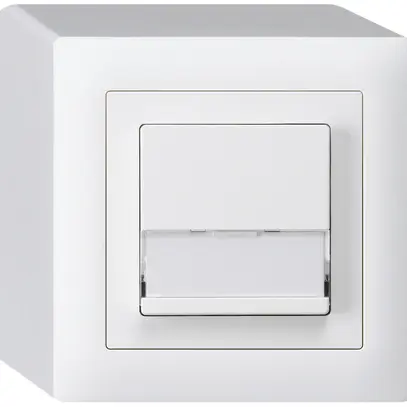 AP-Sonnerietaster kallysto weiss A/1L mit Namensschild 37×15mm 