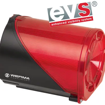 Sirène LED WERMA 444 24VAC/DC rouge 