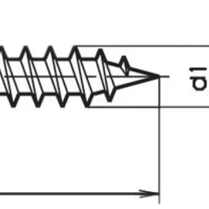 Senkkopf-Spanplattenschraube 3×25mm Torx CH 