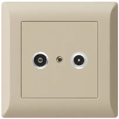 Prise antenne ENC kallysto.line R/TV 19dB 2GHz beige 