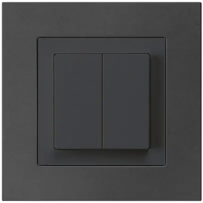 Poussoir ENC kallysto.pro 2×A-R/1P noir 