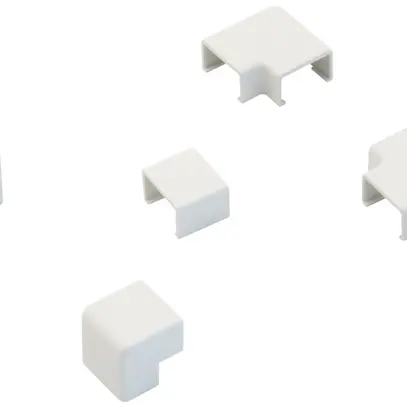 Kit de raccordement Plasfix 16×10 blanc canal mini (blister 7 pièces) 