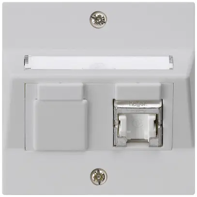 Kit di montaggio INC kallysto A cat.6 1RJ45/s grigio chiaro 