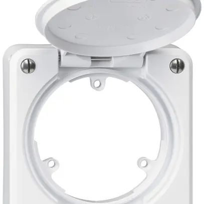 Partie supérieure robusto avec clapet blanc 3-points avec disque de réduc. 