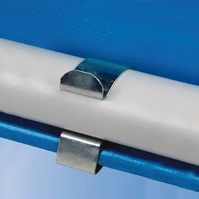 Collare di fissaggio CLIPBORD clip 2…7mm acciaio inossid.Ø15…21mm gr 100 pezzi 