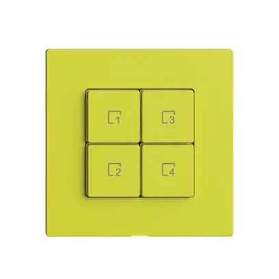 Comando per pulsante scena 4 scene/4T Edue Wiser lemon 