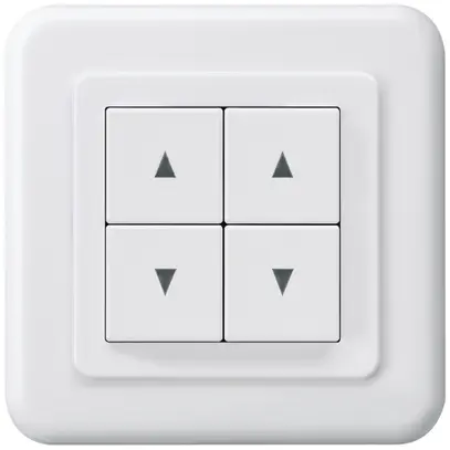 Kit frontal ENC basico G pour interrupteur p.store avec découpe 58×58mm blanc 