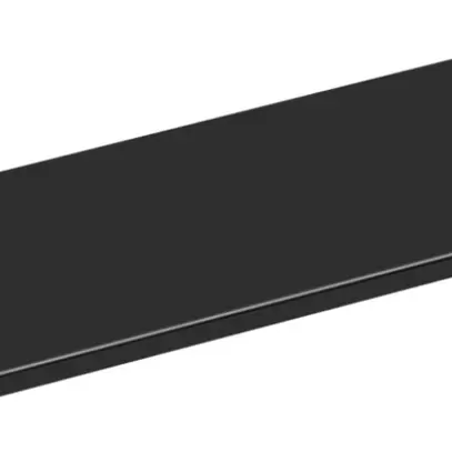 Placca cieca 19" VALUE, 3UA, nero (RAL 9005) 