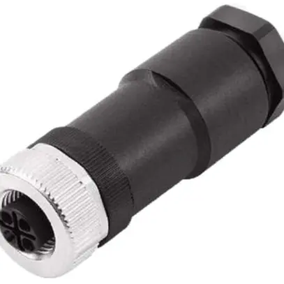 Fiche Weidmüller SAIB prise droite connexion à vis M12 1.5mm² 8…10mm 4L 