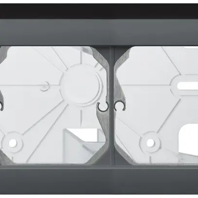 Intestazione AP kallysto 1×2 antracite 