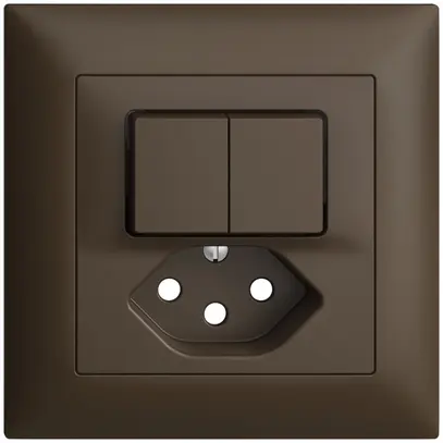 Kit frontale EDIZIOdue coffee 88×88mm T13 