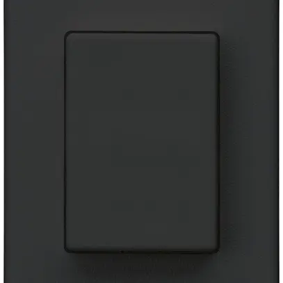 Interruttore a pulsante INS Hager FLF 10A/250V 6/1L nero 