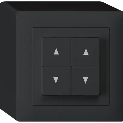 Contact pour stores AP kallysto noir avec 4 touches 