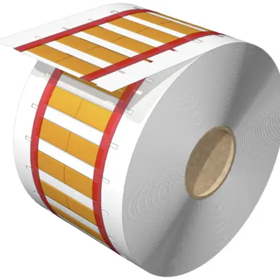 Marqueur de conducteur Weidmüller MultiMark HS p.Ø2.1…6.4mm 25.4×10.7mm jaune 