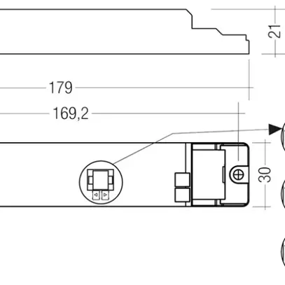 Module d'éclairage de secours Tridonic EMconverterLED ST 203, NiCd/NiMH 50V 