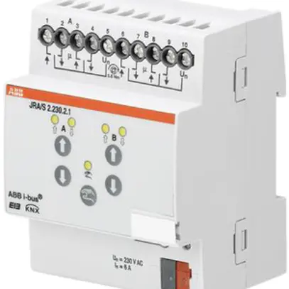 Actionneur de jalousie KNX AMD 2-fois 6A 230VAC, manuel 
