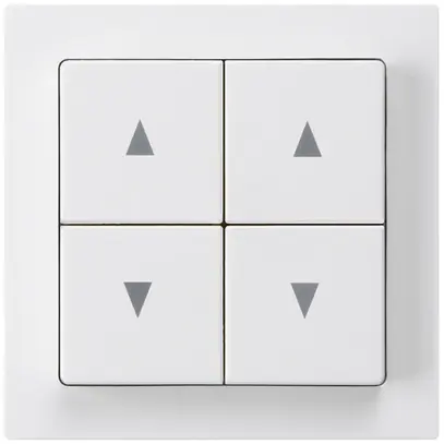 Interrupteur pour store ENC kallysto A blanc avec 4 touches 