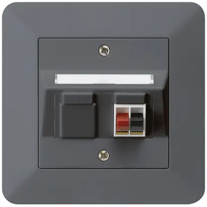 UP-Audiodose kallysto.trend 1×anthrazit Klemmanschluss für 1 Lautsprecher 