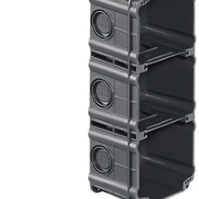 Boîte ENC HSB Basic pour béton 3×1, 188×70×52 mm 